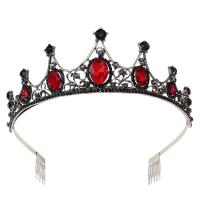 Bridal Tiaras, Zinc Alloy, with Crystal, fashion jewelry & for woman & with rhinestone Inner Approx 145mm 