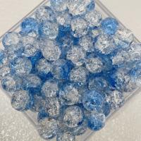 Abalorios de Cristal Craquelado, Cuentas de vidrio, Esférico, Bricolaje, más colores para la opción, 10mm, 50PCs/Bolsa, Vendido por Bolsa