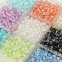 Abalorios de Cristal Craquelado, Cuentas de vidrio, Esférico, Bricolaje & diverso tamaño para la opción, más colores para la opción, 50PCs/Bolsa, Vendido por Bolsa