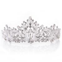 Bridal Tiaras, Zinc Alloy, with Crystal, fashion jewelry & for woman & with rhinestone 