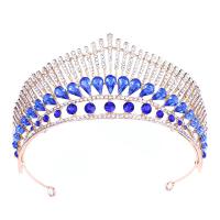 Bridal Tiaras, Zinc Alloy, with Crystal, fashion jewelry & for woman & with rhinestone Inner Approx 140mm 