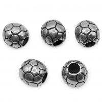 Stainless Steel Large Hole Beads, 304 Stainless Steel, barrel, vintage & DIY & machine polishing, original color 