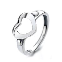 Bague en argent , Argent sterling 925, coeur, Finition antique, bijoux de mode & pour femme, 10mm, Vendu par PC