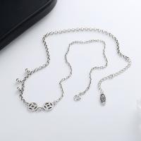 Collier de bijoux en argent , Argent sterling 925, avec 1.97inch chaînes de rallonge, Finition antique, bijoux de mode & pour femme, 9mm Environ 16.14 pouce, Vendu par PC