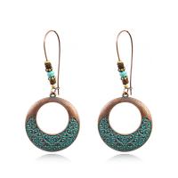 Zinc Alloy Drop Earring, fashion jewelry & for woman 