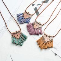 Fashion Fringe Necklace, Zinc Alloy, fashion jewelry & for woman Approx 80 cm 