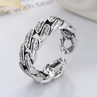 Anillo de Plata Ley, Plata de ley 925, Acabado antiguo, Joyería & para mujer, 7mm, Vendido por UD