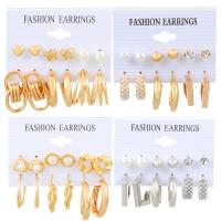 Zinc Alloy Drop Earring, plated, fashion jewelry & for woman 