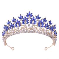 Bridal Tiaras, Zinc Alloy, with Crystal, fashion jewelry & for woman & with rhinestone Inner Approx 145mm 