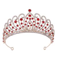 Bridal Tiaras, Zinc Alloy, fashion jewelry & for woman & with rhinestone Inner Approx 140mm 