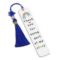 Acier inoxydable Bookmark, Acier inoxydable 304, unisexe & avec le motif de lettre, couleur originale Vendu par PC