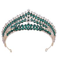 Bridal Tiaras, Zinc Alloy, with Crystal, fashion jewelry & for woman & with rhinestone Inner Approx 155mm 