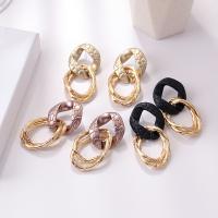 Acrylic Drop Earring, Zinc Alloy, with Acrylic, gold color plated, fashion jewelry & for woman 