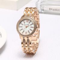 Women Wrist Watch, Zinc Alloy, with Glass, waterproofless & Chinese movement & for woman & with rhinestone 