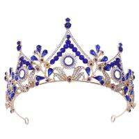 Bridal Tiaras, Zinc Alloy, with Crystal, fashion jewelry & for woman & with rhinestone Inner Approx 155mm 