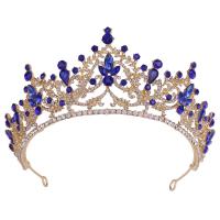 Bridal Tiaras, Zinc Alloy, with Crystal, fashion jewelry & for woman & with rhinestone Inner Approx 160mm 