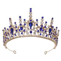 Bridal Tiaras, Zinc Alloy, with Crystal, fashion jewelry & for woman & with rhinestone Inner Approx 155mm 