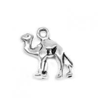 Zinc Alloy Animal Pendants, Camel, antique silver color plated, vintage & DIY & 3D effect Approx 