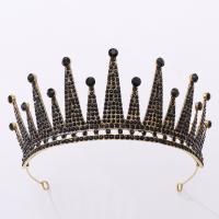 Bridal Tiaras, Zinc Alloy, fashion jewelry & for woman & with rhinestone Inner Approx 145mm 