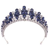 Bridal Tiaras, Zinc Alloy, with Crystal, fashion jewelry & for woman & with rhinestone Inner Approx 155mm 