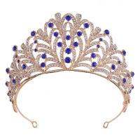 Bridal Tiaras, Zinc Alloy, fashion jewelry & for woman & with rhinestone Inner Approx 145mm 