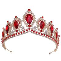 Bridal Tiaras, Zinc Alloy, with Crystal, fashion jewelry & for woman & with rhinestone Inner Approx 160mm 