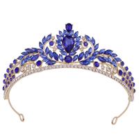 Bridal Tiaras, Zinc Alloy, with Crystal, fashion jewelry & for woman & with rhinestone Inner Approx 145mm 