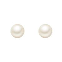 Plastic Stud Earring, Plastic Pearl, fashion jewelry & for woman, white 