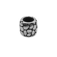 Stainless Steel Large Hole Beads, 304 Stainless Steel, barrel, vintage & DIY, original color 