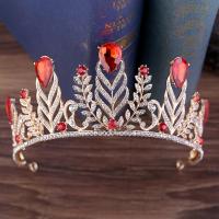 Bridal Tiaras, Zinc Alloy, with Crystal, fashion jewelry & for woman & with rhinestone 