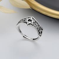 Bague en argent , Argent sterling 925, Finition antique, bijoux de mode & pour femme, 11mm, Vendu par PC