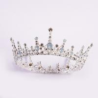 Bridal Tiaras, Zinc Alloy, with Crystal, fashion jewelry & for woman & with rhinestone Inner Approx 150mm 