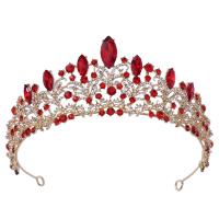 Bridal Tiaras, Zinc Alloy, with Crystal, fashion jewelry & for woman & with rhinestone Inner Approx 160mm 