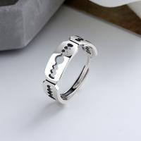 Anillo de Plata Ley, Plata de ley 925, Acabado antiguo, Joyería & para mujer, 6mm, Vendido por UD