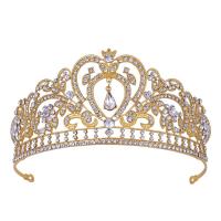 Bridal Tiaras, Zinc Alloy, fashion jewelry & for woman & with rhinestone 