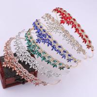 Bridal Tiaras, Zinc Alloy, with Crystal, fashion jewelry & for woman & with rhinestone Inner Approx 145mm 