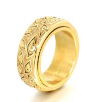 Edelstahl Fingerring, 304 Edelstahl, poliert, Modeschmuck & unisex & verschiedene Größen vorhanden, keine, 10mm, verkauft von PC