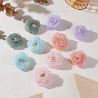 シフォン スタッドイヤリング, 花びら, ハンドメイド, ファッションジュエリー & 女性用, 無色 売り手 ペア