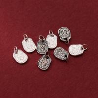 Sterling Silver Pendants, 925 Sterling Silver, Antique finish, DIY 