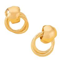 Zinc Alloy Drop Earring, gold color plated, fashion jewelry & for woman 