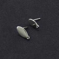 Stainless Steel Earring Stud Component, 304 Stainless Steel, DIY, original color 