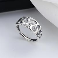 Bague en argent , Argent sterling 925, Finition antique, bijoux de mode & pour femme, 10mm, Vendu par PC