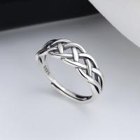 Bague en argent , Argent sterling 925, Finition antique, bijoux de mode & pour femme & creux, 7mm, Vendu par PC