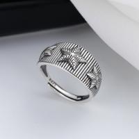 Bague en argent , Argent sterling 925, Finition antique, bijoux de mode & pour femme, 10mm, Vendu par PC