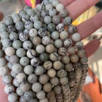 Single Gemstone Beads, Green Calcite, Round, polished, DIY 