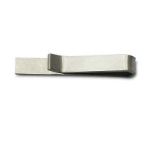 Clip de Corbata, acero inoxidable 304, para hombre, color original, 40x6mm, Vendido por UD