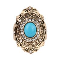 Zinc Alloy Finger Ring, fashion jewelry & for woman & with rhinestone 32mm 