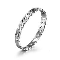 Stainless Steel Bangle, 304 Stainless Steel, polished, fashion jewelry & for woman & hollow, original color, 7.8mm Approx 17 cm 