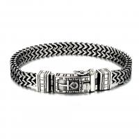 Stainless Steel Chain Bracelets, 316L Stainless Steel, polished, fashion jewelry & Unisex silver color cm 