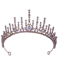 Bridal Tiaras, Zinc Alloy, plated, micro pave cubic zirconia & for woman Inner Approx 150mm 